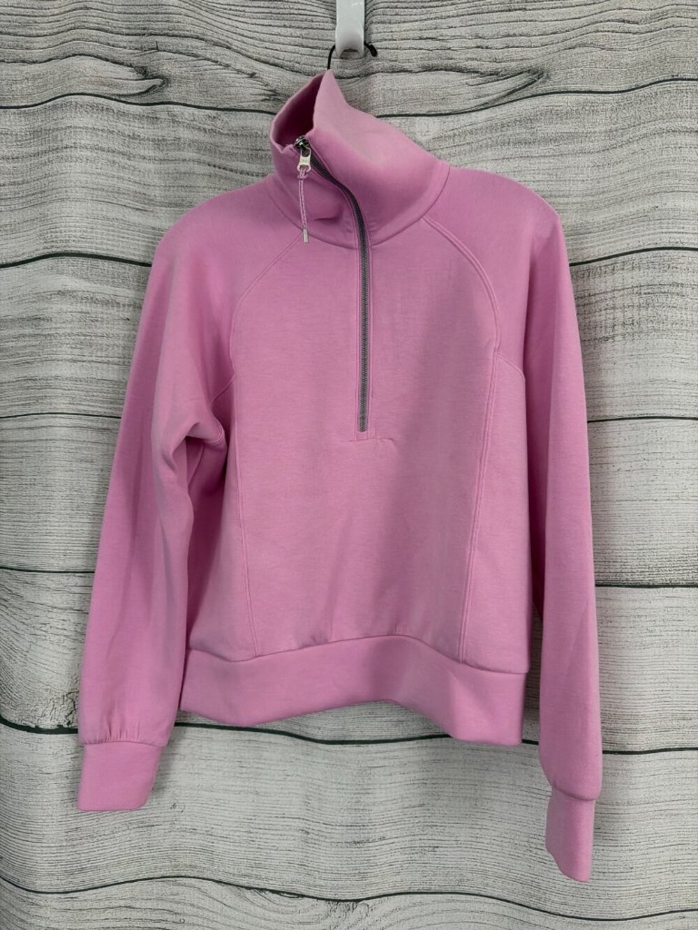 Spanx AirEssentials Half Zip Petunia Size S